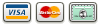 VISA, MasterCard, American Express